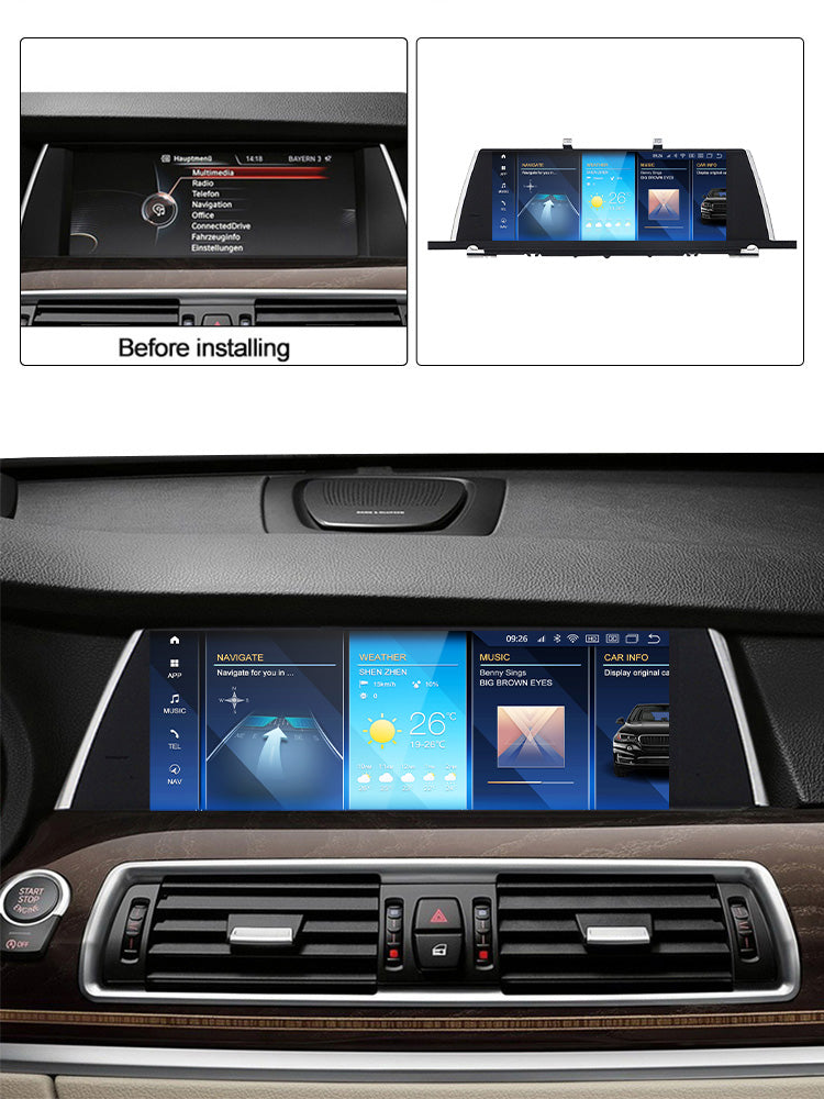 BMW 5 Series GT 2009-2017 F07 Android 13 Autoradio CarPlay & Android Auto CIC NBT - TechVoyage