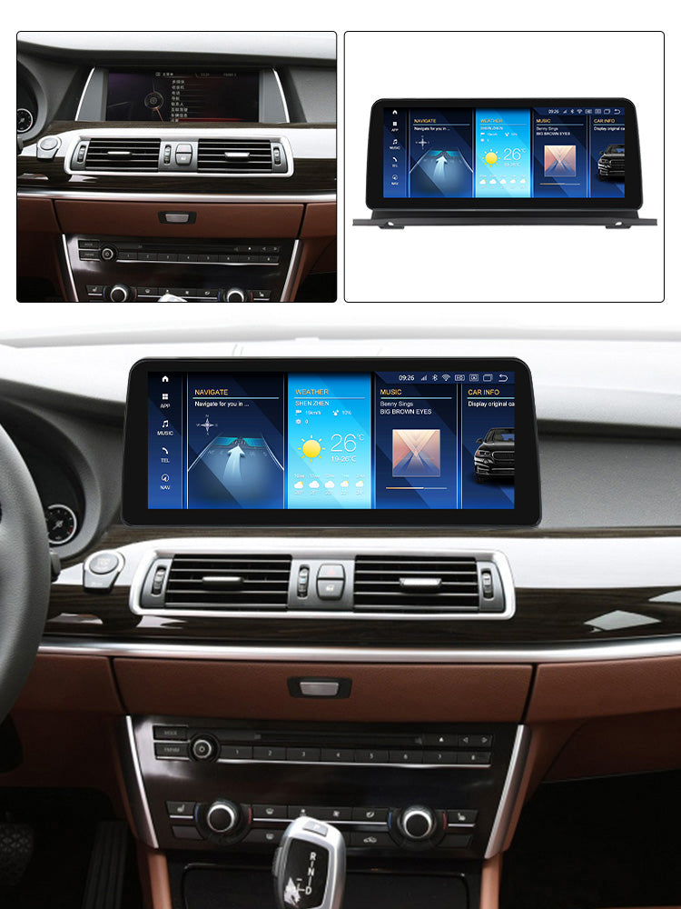 BMW 5 Series GT 2009-2017 F07 Android 13 Autoradio CarPlay & Android Auto CIC NBT - TechVoyage
