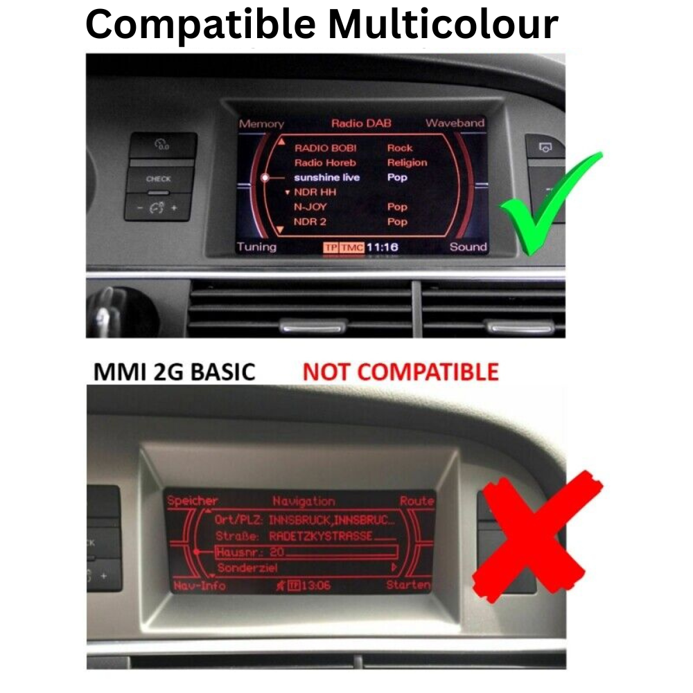 Audi A6 C6 2005-2011 Android 13 Autoradio CarPlay & Android Auto S RS - TechVoyage