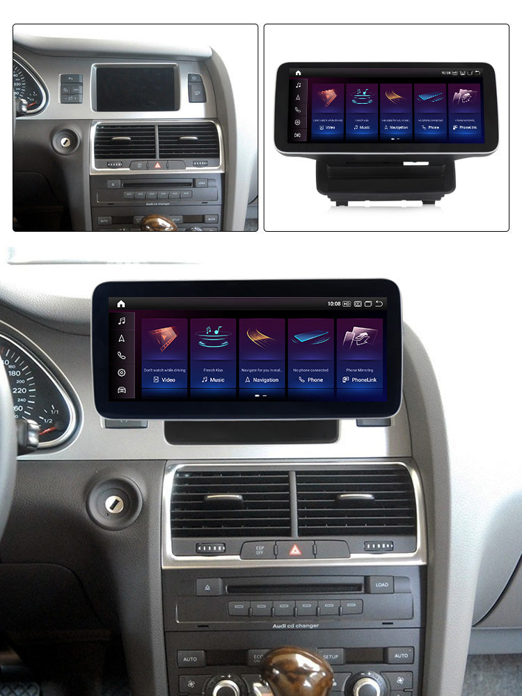 Audi Q7 2006-2015 Android 13 Autoradio CarPlay & Android Auto - TechVoyage