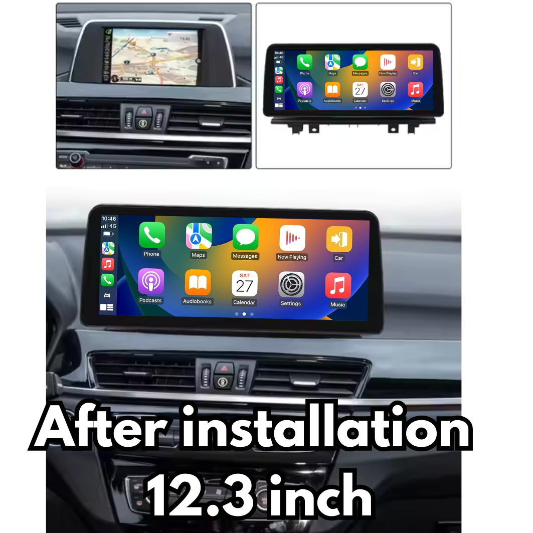 BMW X1 X2 2015-2022 F48 F39 Android 13 CarPlay & Android Auto Autoradio NBT EVO - TechVoyage