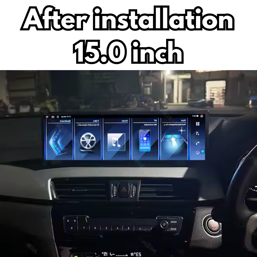 BMW X1 X2 2015-2022 F48 F39 Android 13 CarPlay & Android Auto Autoradio NBT EVO - TechVoyage