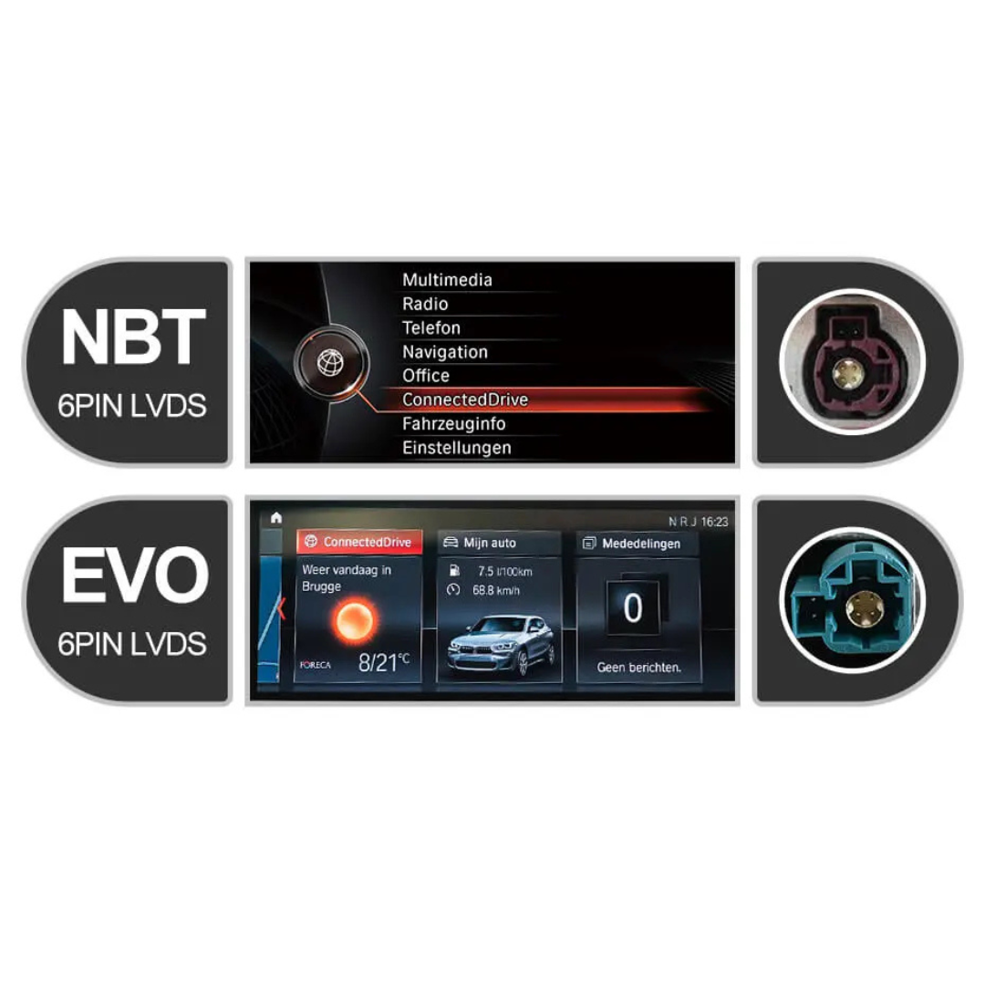 BMW X1 X2 2015-2022 F48 F39 Android 13 CarPlay & Android Auto Autoradio NBT EVO - TechVoyage