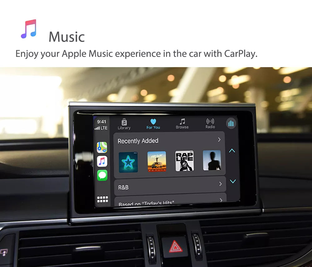 Apple CarPlay sans fil | Rétrofit pour Audi | Android Auto | Décodeur | Intégration - TechVoyage