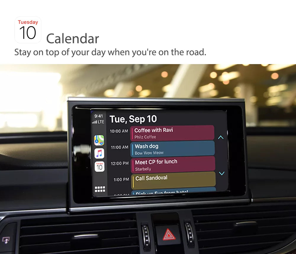 Apple CarPlay sans fil | Rétrofit pour Audi | Android Auto | Décodeur | Intégration - TechVoyage