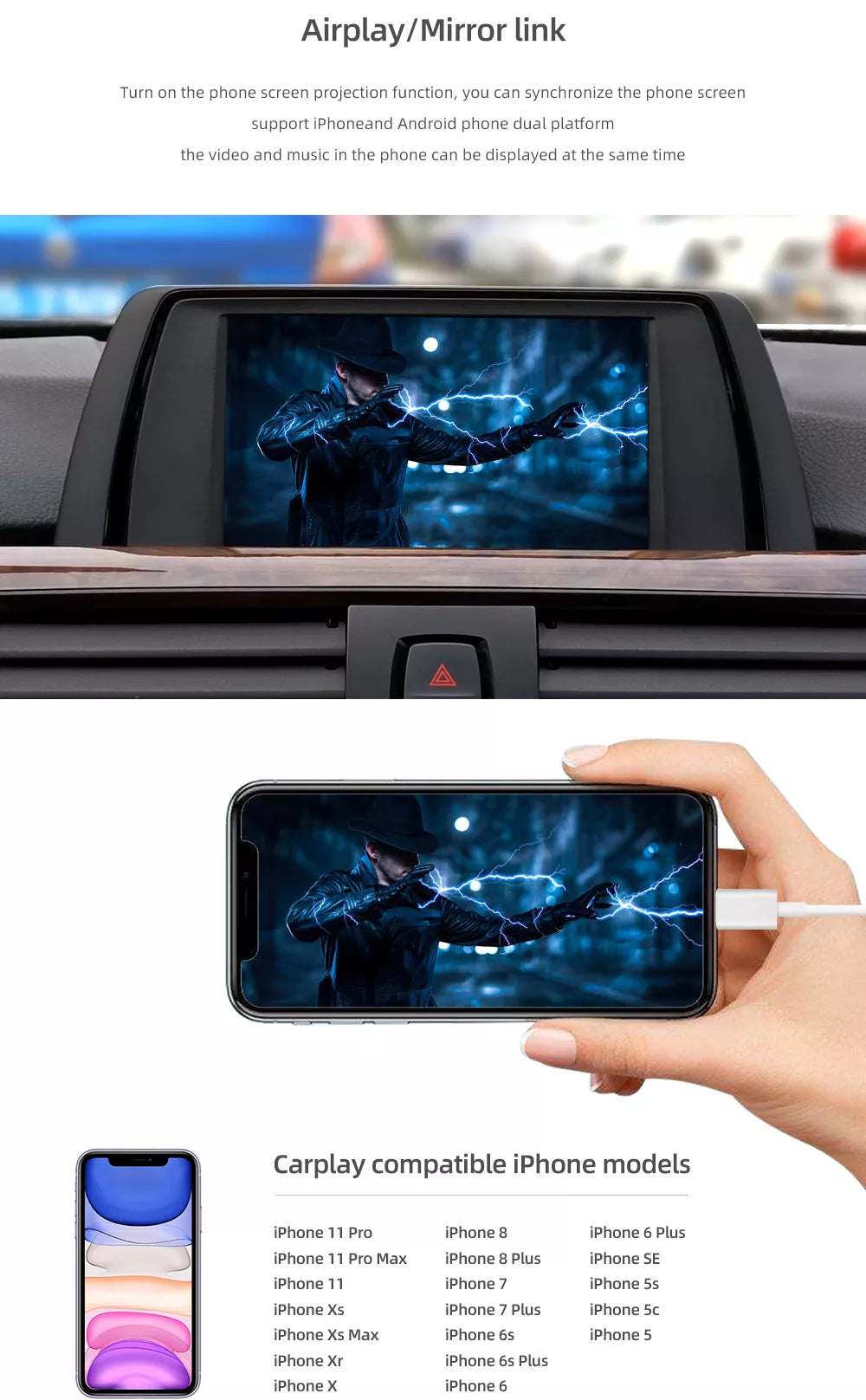 Apple CarPlay sans fil | Rétrofit pour BMW | Android Auto | Décodeur | Intégration - TechVoyage