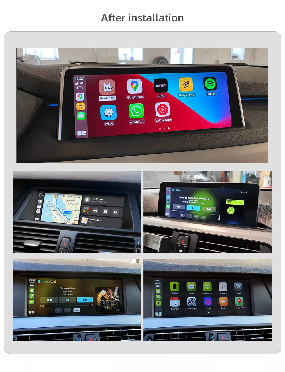 Apple CarPlay sans fil | Rétrofit pour BMW | Android Auto | Décodeur | Intégration - TechVoyage